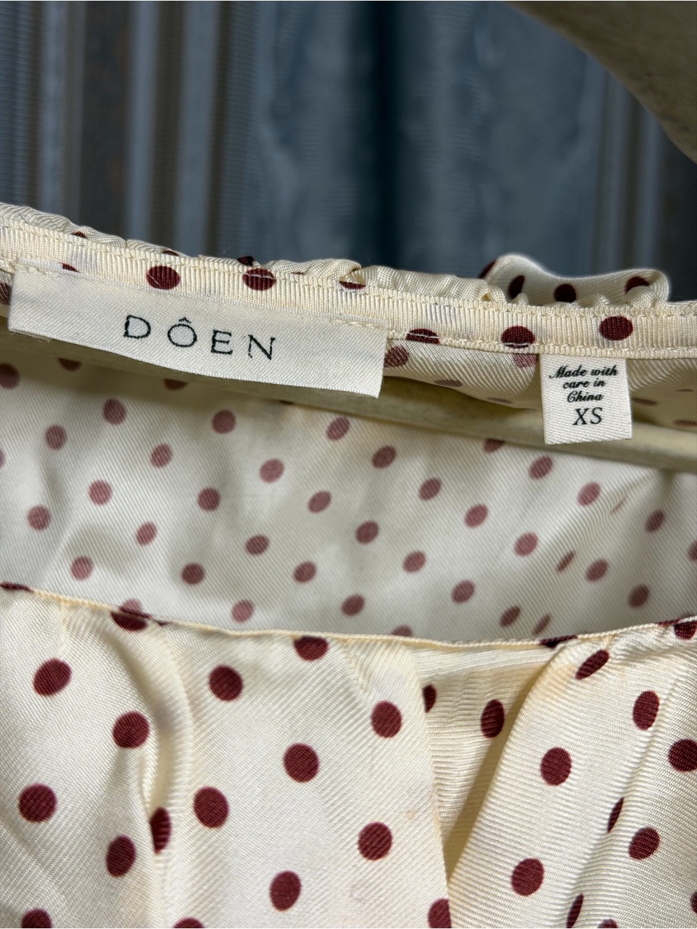 Doen Emerence Dress Creme Portia Dot - Picture 11 of 12